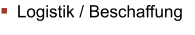 Logistik / Beschaffung